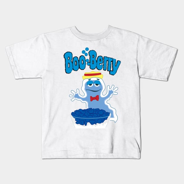 Boo Berry Kids T-Shirt by AlanSchell76